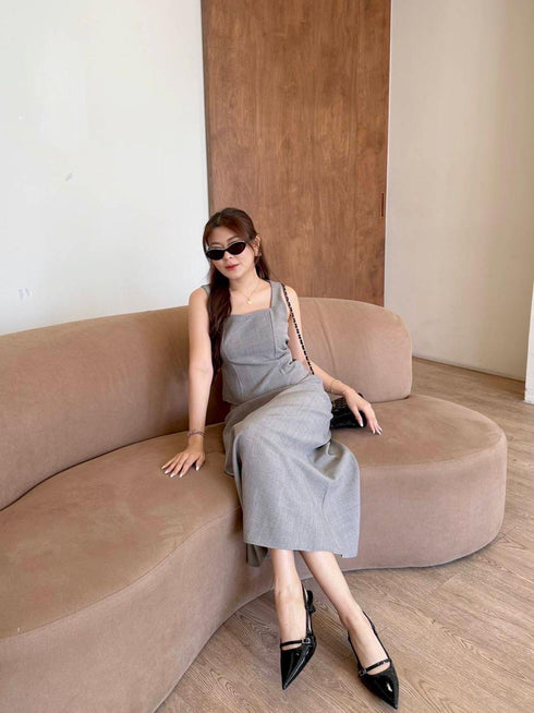 Women Classy Square Top With Skirt Co-Ord Sets